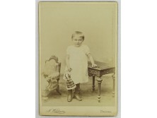 Antik J. WILDNER BRÜNN gyermek fotográfia