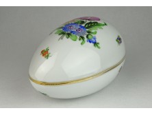 Nagyméretű Herendi porcelán tojás bonbonier