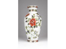 Kyoto aranyozott japán porcelán váza 21 cm
