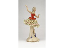 Régi német porcelán balerina figura