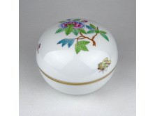 Virág mintás Herendi porcelán bonbonier