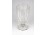 Régi talpas Biedermeier üveg pohár 13.5 cm