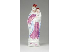 Antik porcelán Mária gyermekével figura 12cm