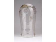 Antik fújt üveg Auer üveg búra