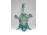 Régi muránói jellegű üveg kosár 15 cm
