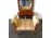 Antik empire pipere asztal fésülködő asztal ülőkével 210 cm
