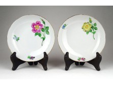 Hibátlan Herendi porcelán tányér pár ~1930