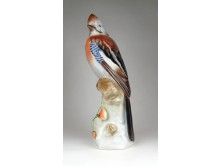Nagyméretű Herendi madár porcelán szajkó 32.5 cm