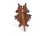 Antik faragott fa puttó angyalos pipere asztali álló tükör 38.5 cm