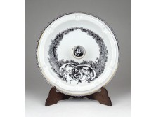 Jurcsák mintás Hollóházi porcelán hamutál 14.5 cm
