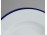 Régi kék szegélyes Zsolnay porcelán étkészlet + süteményes készlet 23 darab