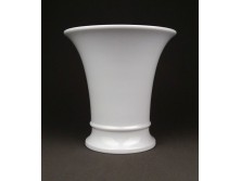 Hófehér Herendi porcelán váza 14.5 cm