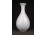 Nagyméretű hófehér Herendi porcelán váza 24 cm