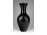 Régi nagyméretű fekete Unterweissbach porcelán váza 26 cm