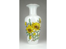Napraforgós nagyméretű Zsolnay porcelán váza 27 cm