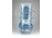 Régi kék mázas kerámia viaszöntő forma váza 29.5 cm