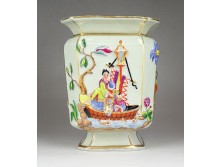 Antik japán porcelán váza 1800-as évek vége 16.5 cm