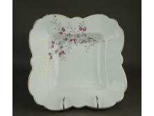 Aranyozott porcelán tésztás tál