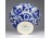 Régi kisméretű kék-fehér kínai porcelán kínáló tál