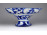 Régi kisméretű kék-fehér kínai porcelán kínáló tál