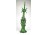 Antik zöld mázas székely cserép oromdísz - Szolokma Maros megye 51.5 cm