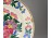 Régi jelzett virágos Kispest (~1930) falitányér 24 cm