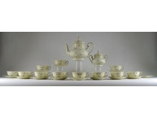 Régi krémszínű 12 személyes Rosenthal porcelán teáskészlet