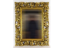 Antik faragott florentin tükör 71 x 55 cm