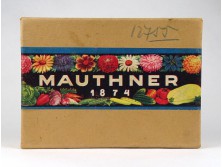 Mauthner Ödön karton reklámdoboz 5.5 x 14.5 x 20 cm