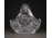 Nagyméretű kristály kosár 15.5 cm