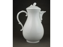 Antik fehér Meisseni porcelán teáskancsó 24.5 cm