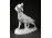 VASTAGH GYÖRGY extra nagyméretű  ír szetter Herendi porcelán kutya 28 x 39 cm
