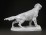 VASTAGH GYÖRGY extra nagyméretű  ír szetter Herendi porcelán kutya 28 x 39 cm