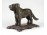 Antik nagyméretű kutya alakú bronz diótörő 29 cm
