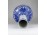 Kék-fehér keleti Jingdezhen porcelán váza 28.5 cm