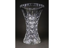 Nagyméretű kristály váza virágváza 24.5 cm