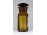 Antik borostyán barna dugós patika üveg CHININ HYDROCHLOR 12 cm