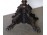 Antik ovális alakú griffmadaras szalonasztal