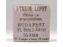 Antik Streim Lipót gyűrűtartó dobozka