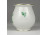 Régi zöld Eton mintás Herendi porcelán váza ibolyaváza 7 cm