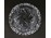 Régi csiszolt kristály hamutál 16 cm