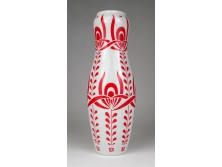 Régi ritka retro jelzett Zsolnay porcelán váza 24.5 cm