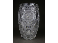 Gyönyörű nagyméretű kapitális kristály váza 26 cm