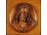Keretezett Jézus portré fafaragás 25.5 x 25.5 cm