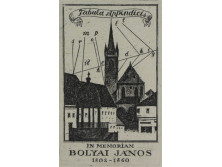 "In memoriam Bolyai János 1802-1860"