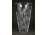 Csiszolt üveg kristály váza 22 cm