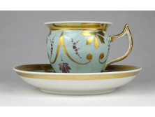 Antik aranyozott jelzett Altwien porcelán teáscsésze