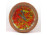 Mid century narancssárga mázas kerámia díszváza 31.5 cm