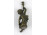 Antik kisméretű jelzett Cardol ülő bronz angyal fáklyával 7 cm