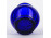 Régi kék színű parádi jellegű üveg váza gömbváza